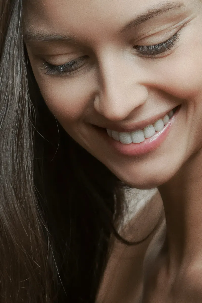 Woman with a bright white smile